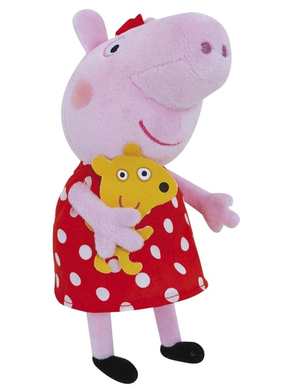 Peppa Pig Gurli Gris i prikket kjole 20 cm