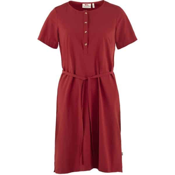 Fjällräven Womens Övik Lite Dress (RED (POMEGRANATE RED/346) Small (S))