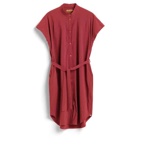 Fjällräven Womens S/F Saddle To Table Dress (RED (POMEGRANATE RED/346) Medium (M))