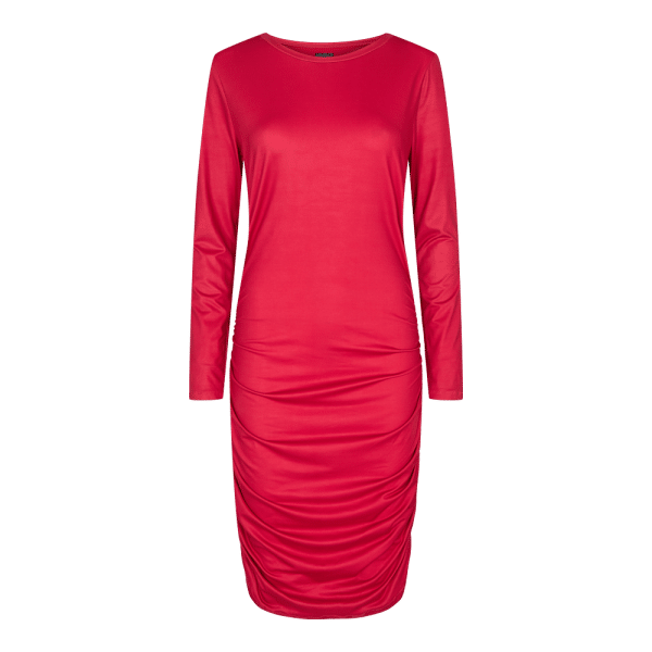 Liberté - Alma Long Dress LS, 9506 - Red - XL/XXL