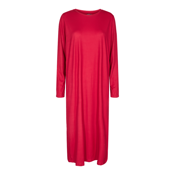 Liberté - Alma T-shirt Dress LS, 9563 - Red - M/L