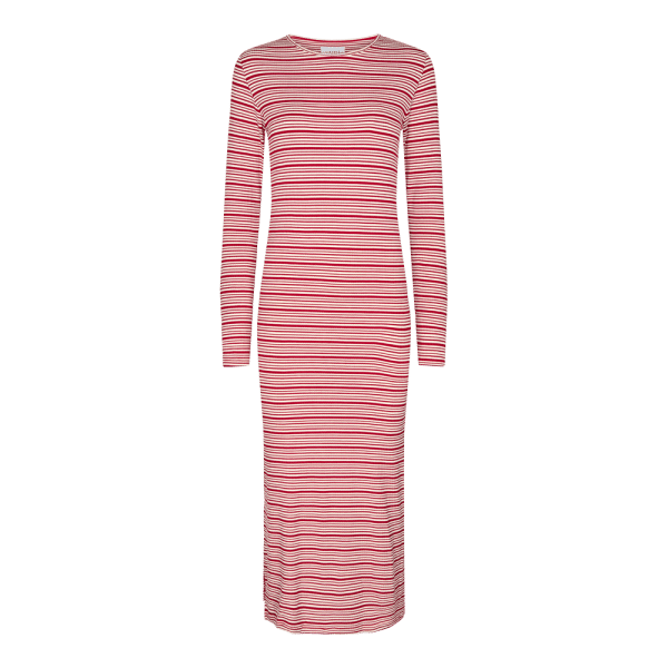 Liberté - Natalia Dress LS, 21162 - Red White Stripe - S