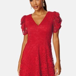 BUBBLEROOM Mirjam Lace Dress Red 46