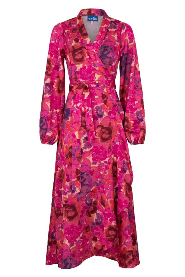 Crás - Kjole - Laracras Dress - Pink Garden (Levering i Februar)