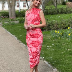 Noella - Kjole - Sutton Dress - Rose Print (Levering i maj)