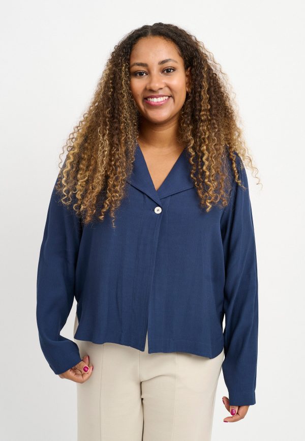 Pont Neuf - Cardigan - Pnfreda - Navy Blue - 2xl/52