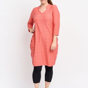 Pont Neuf - Kjole - Pndemeka Tea - Coral Red - 2xl/52