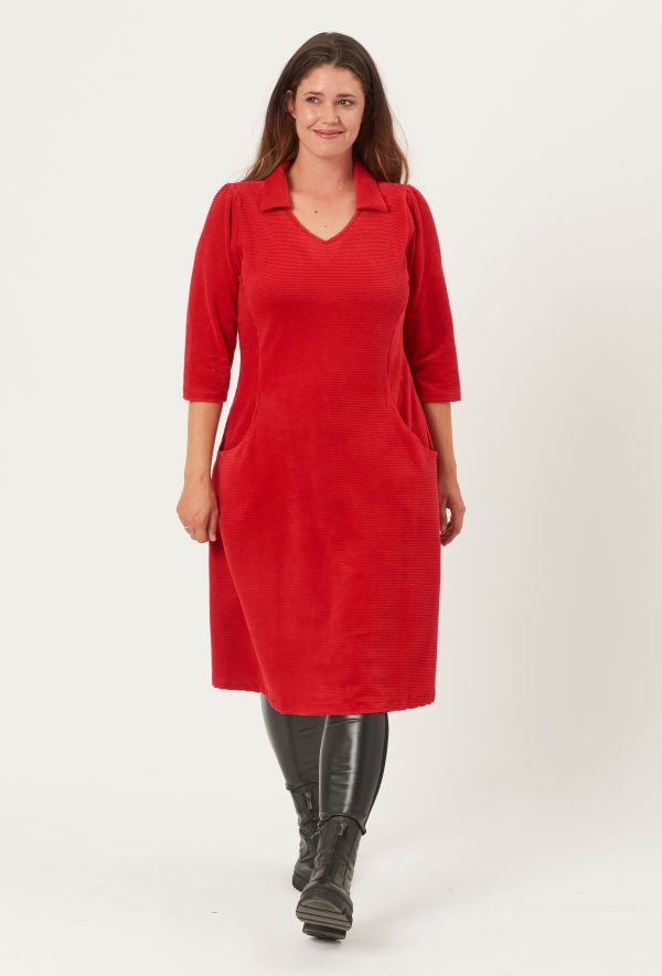 Pont Neuf - Kjole - Pngalaya - Warm Red - 3xl/54-56