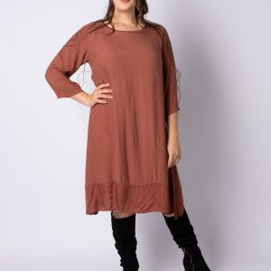 Pont Neuf - Kjole - Pnsasa Tea - Bordeaux Red - 2xl/52