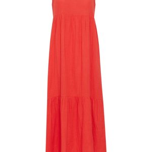 Ichi - Kjole - IA Foxa Maxi Dress - Grenadine