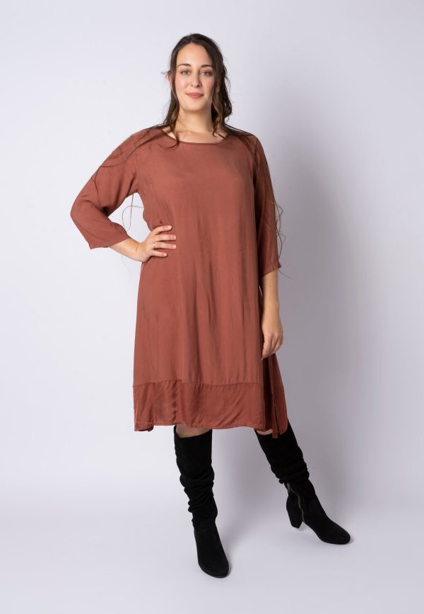 Pont Neuf - Kjole - Pnsasa Tea - Bordeaux Red - 3xl/54-56