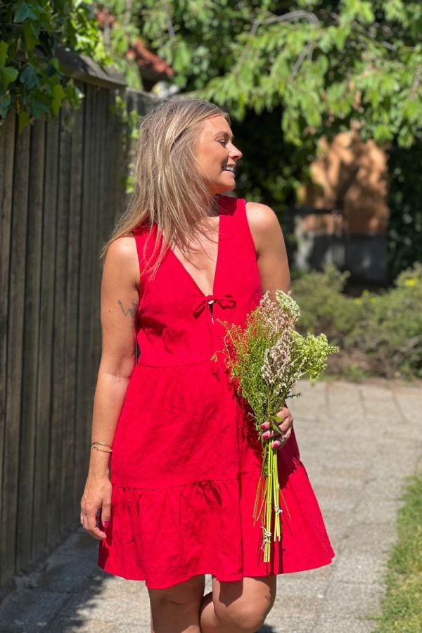 Sisters Point - Kjole - Enila Dress - Red