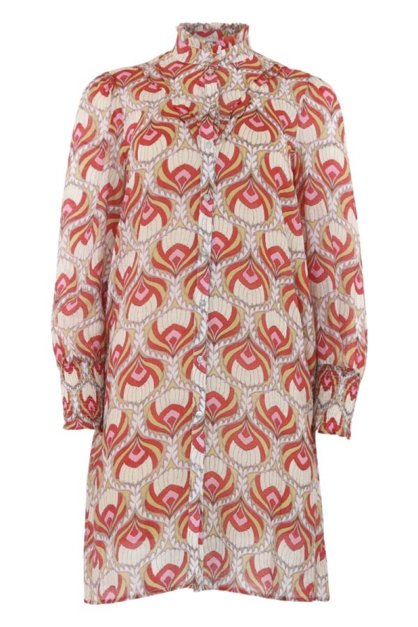 Continue - Kjole - Diana Dress - Red Print