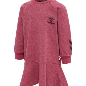 Hummel Kjole - hmlSally - Earth Red m. Guldglimmer