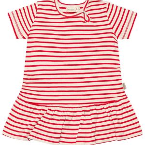 Petit Piao Kjole - Rib - Modal - Bright Red