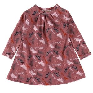 Smallstuff Kjole - Safari - Rasberry