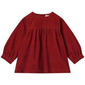 Wheat Kjole - Fløjl - Elvira - Cherry Red