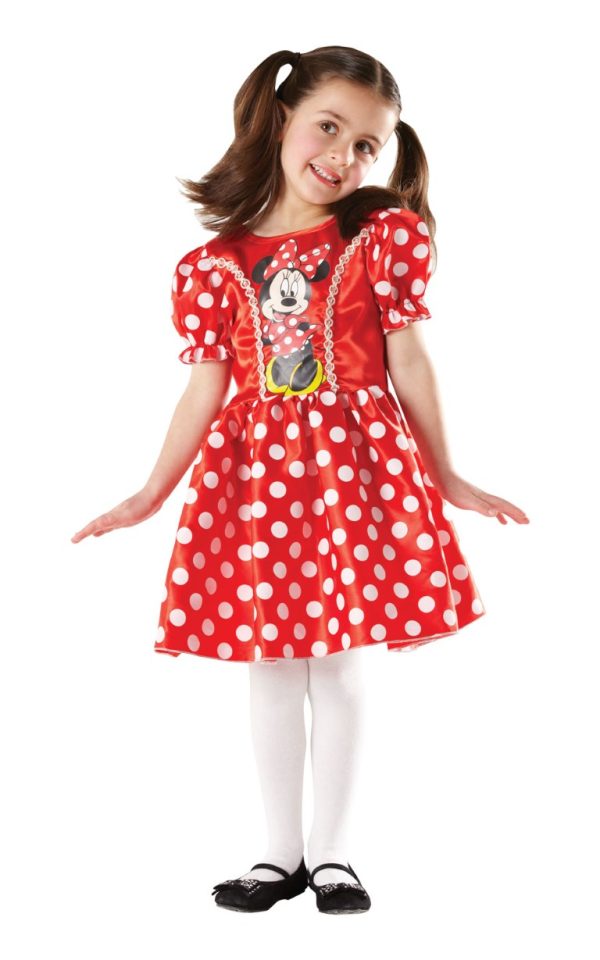 Disney Junior Minnie Mouse Classic Rød Kostume (3-9 år)(Str. 104/S)