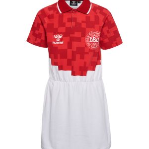 Hummel Kjole - DBU Gameday - Hvid/Chili Pepper
