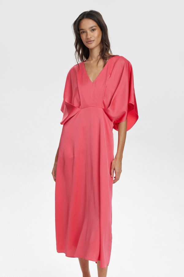 NÜMPH - NUIVORY DRESS - Geranium - 34 - Rød - Dress