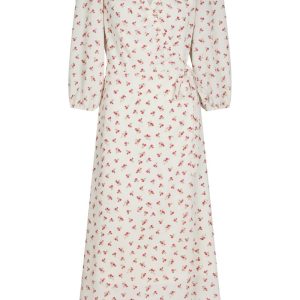 Neo Noir - Kjole - Malinga Simple Flower Dress - Red