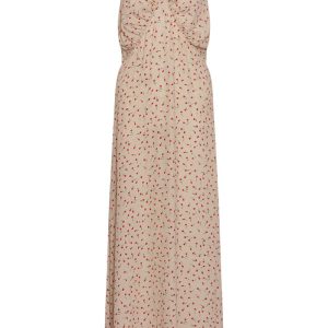 Noella - Kjole - Sicily Dress - Cream/Red Mini Flower