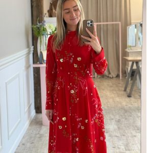 Nümph - Kjole - Nukyndall New Dress - High Risk Red