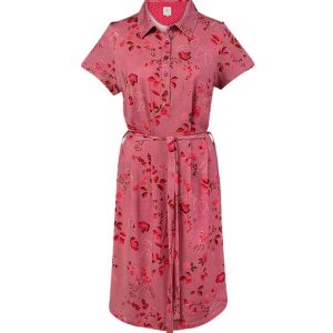 Short Sleeve Nightdress Tokyo Blossom Red-X-Small