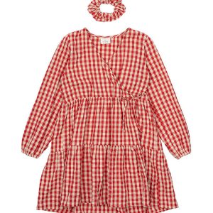 The New Kjole - TnNally - Poppy Red Check