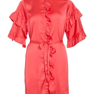 Vikavas Frill kort kjole - Poppy Red
