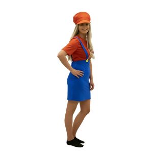 Rød Blikkenslagerpige Kostume
