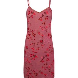 XS Diezel Sleeveless Nightdress Tokyo Blossom Red
