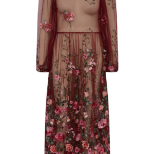 A-View - Kjole - Fuschia Dress - Bordeaux/Rose