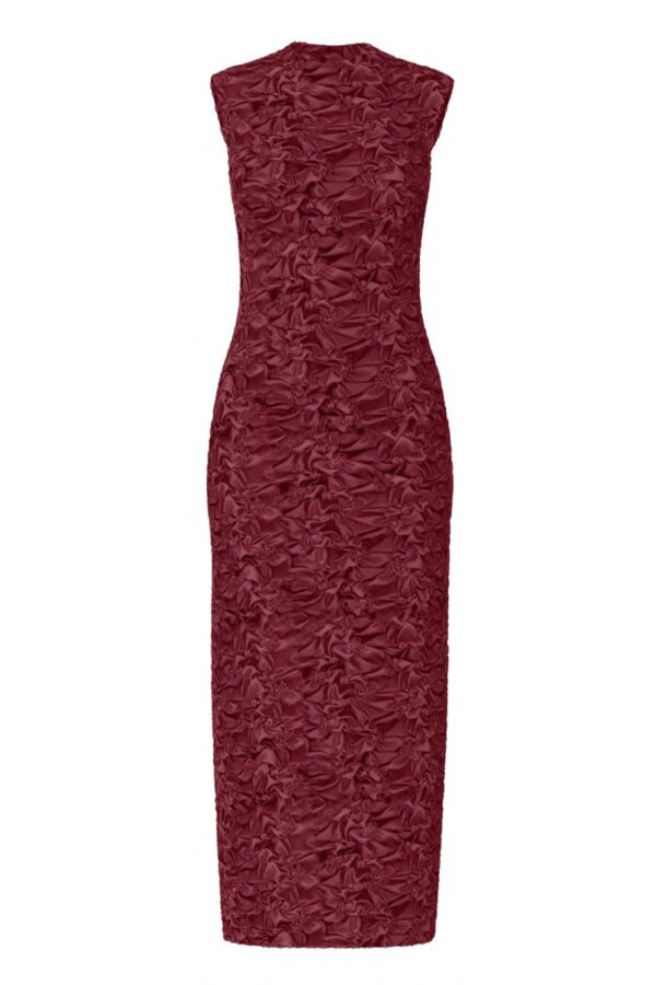 Y.A.S - Kjole - Mera SL Long Dress - Tibetan Red (Levering start august)