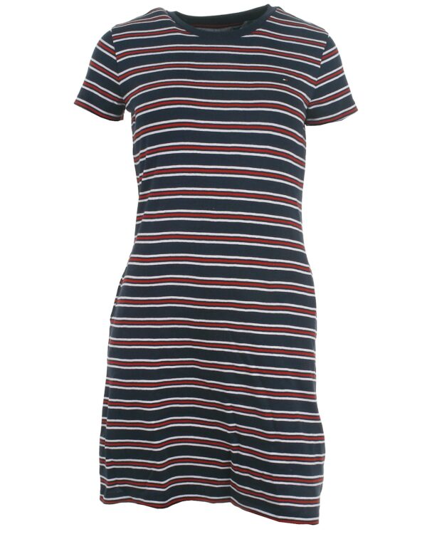 Tommy Hilfiger kjole, whitenavy - 140 - 10år