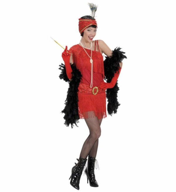 20'er Showtime Flapper Kostume Rød
