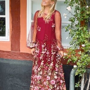 A-View - Kjole - Fuschia Dress - Bordeaux/Rose
