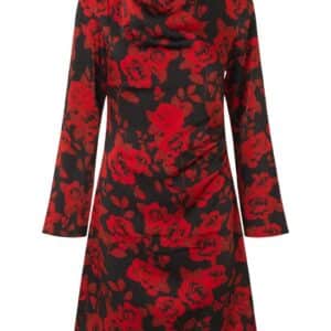 Modström - Kjole - Ruthiemd Print Dress - Racing Rose