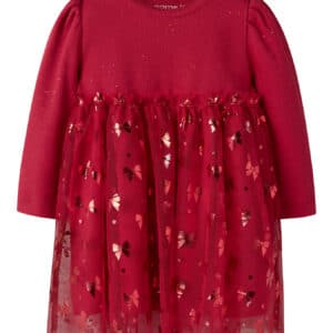 NAME IT Kjole Rosally Jester Red