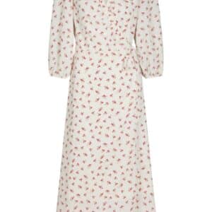 Neo Noir - Kjole - Malinga Simple Flower Dress - Red