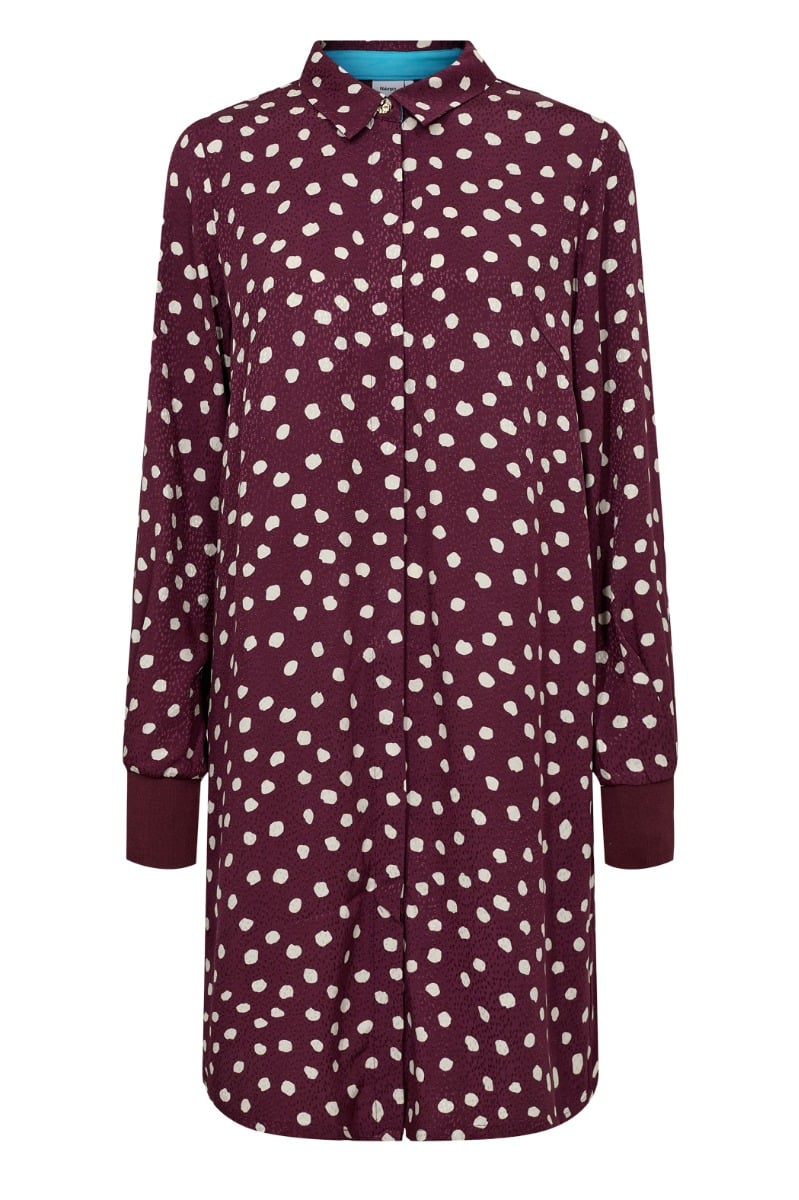 Nümph - Kjole - Livy Shirt Dress - Winetasting