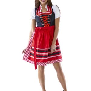 Dirndl Polka Rød