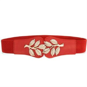 Elastikbælte blad, rød