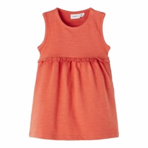 NAME IT Flæse Kjole Filipha Apricot Brandy