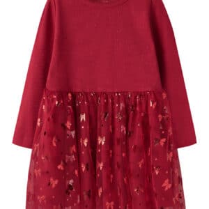 NAME IT Langærmet Kjole Rosally Jester Red