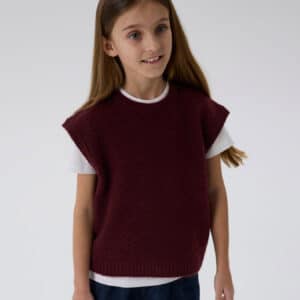 NAME IT Strik Vest Oneifyly Burgundy