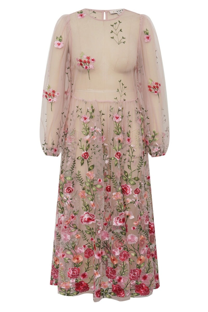 A-View - Kjole - Fuschia Dress - 255 Rose/Red