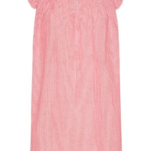 Continue - Kjole - Lilly Stripe Dress - Red Stripe