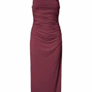 Y.A.S - Kjole - Dona SL Long Dress. SHOW - Rhododendron (Levering midt maj)