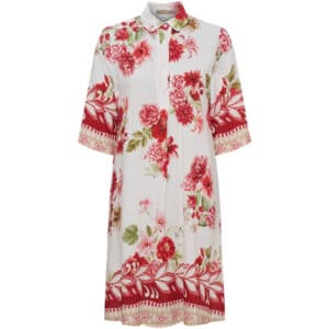 Marta du Chateau dame kjole MdcFlorielle 269202 - Red Flower
